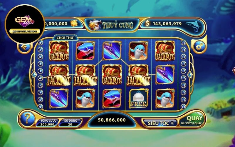 Nổ hũ Thủy Cung Gemwin