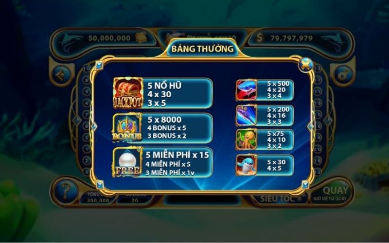 Nổ hũ Thủy Cung Gemwin